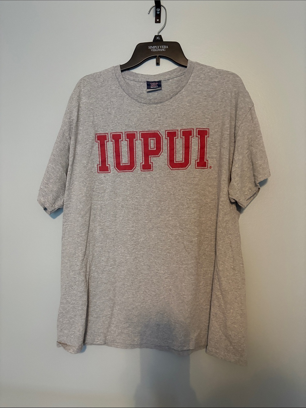 IUPUI Gray Short-Sleeve Crewneck T-Shirt Unisex